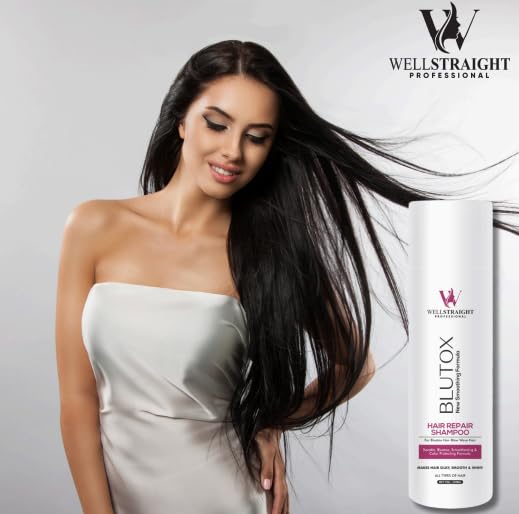 Well Straight Blutox Hair Repair Shampoo, 350 ml - Image 3
