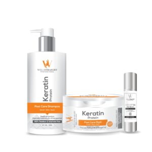 Hair Care Combo Pack with Shampoo, Hair Mask and Serum for Post-Treatment Care